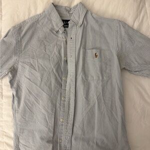 Men's Blue Striped Shirt